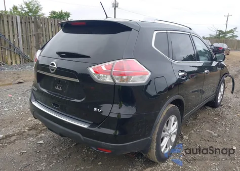 2015 Nissan Rogue Sv из США, поврежденный, VIN KNMAT2MT0FP531369